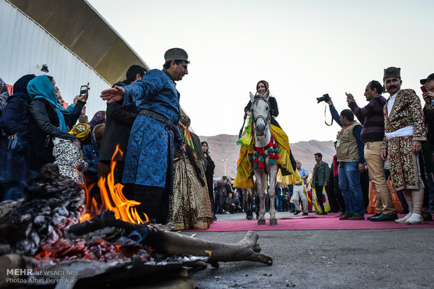 Qashqai traditional wedding ceremony in Shiraz