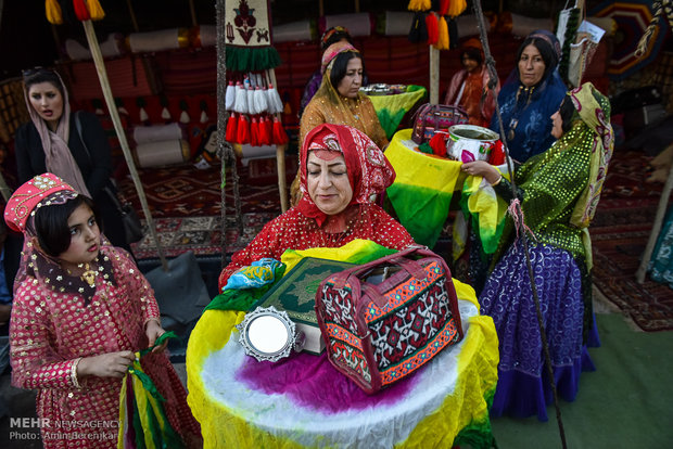 Qashqai traditional wedding ceremony in Shiraz