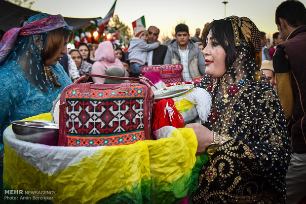 Qashqai traditional wedding ceremony in Shiraz