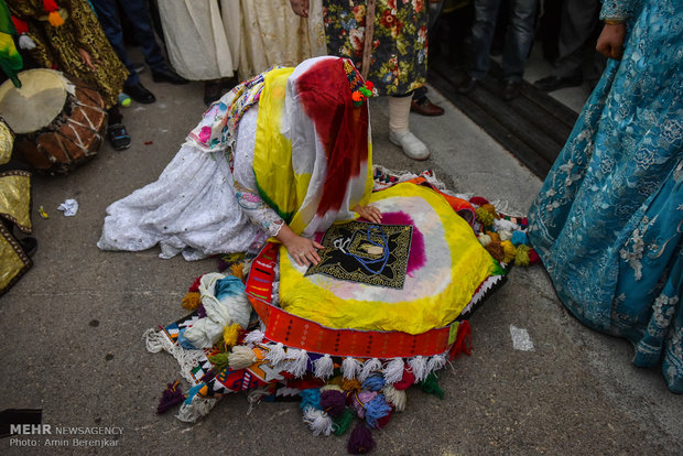 Qashqai traditional wedding ceremony in Shiraz