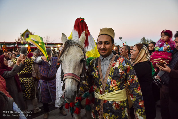 Qashqai traditional wedding ceremony in Shiraz