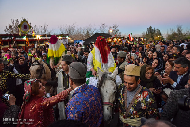 Qashqai traditional wedding ceremony in Shiraz
