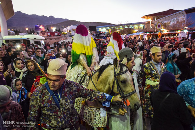 Qashqai traditional wedding ceremony in Shiraz