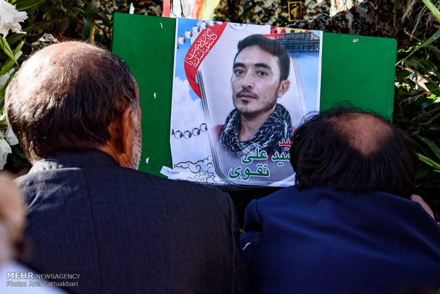 Funeral procession of Iranian martyr in Karaj