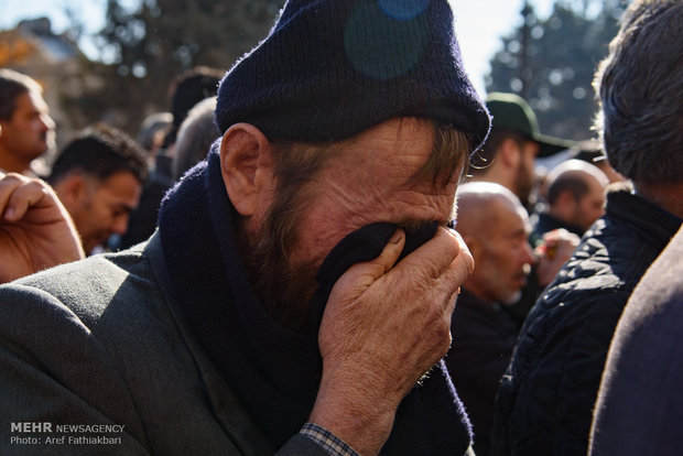 Funeral procession of Iranian martyr in Karaj