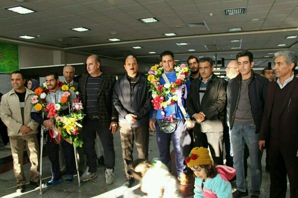 مراسم استقبال از مدال آوران پارا آسیایی در کرمانشاه برگزار شد