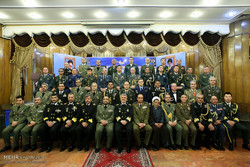 Foreign military attachés meet with Iran Navy cmdr.