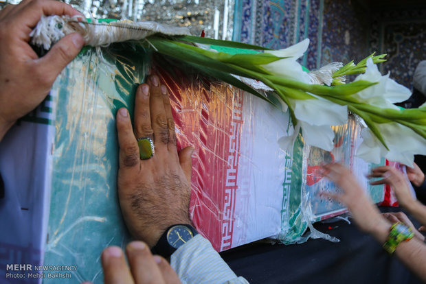 پیکر شهید مدافع حرم«سید محمد حسین زاده» در مشهد تشییع می شود