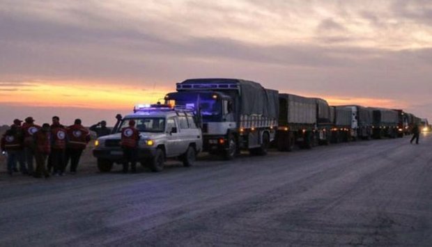 SARC delivers new aid convoy to locals in Raqqa 