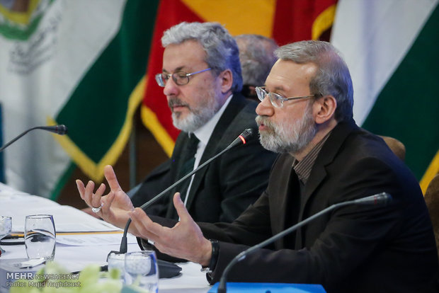 US plays role of crook in region: Larijani