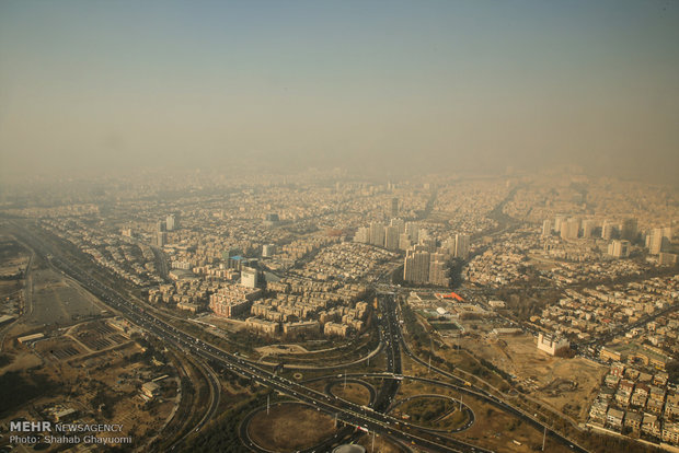 ادامه آلودگی هوا در تهران 