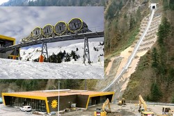 افتتاح شیب دارترین خط ریلی دنیا در سوئیس