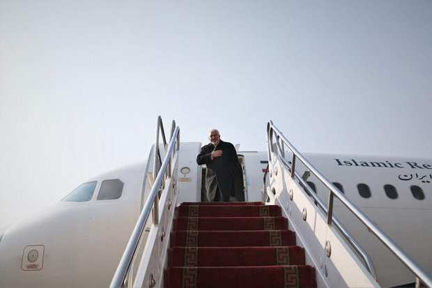 Foreign Minister Zarif leaves Tehran for Baku