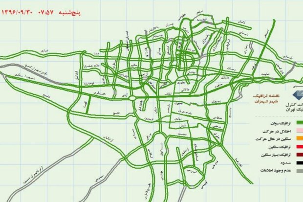 تهران در صبح پس از زلزله خلوت است/ طرح ترافیک اجرا می شود 1 پایگاه خبری ججین معابر - کراپشده