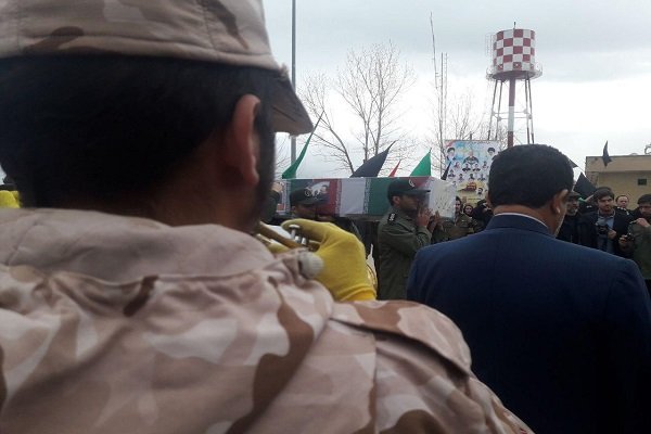پیکر شهید «علی خوش‌لفظ» وارد همدان شد