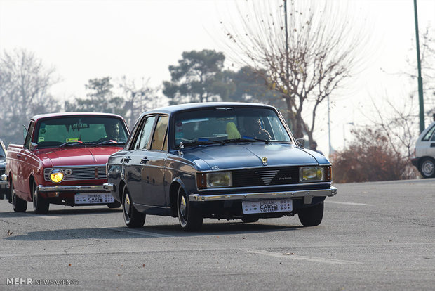 Exhibition of classic cars in Tehran