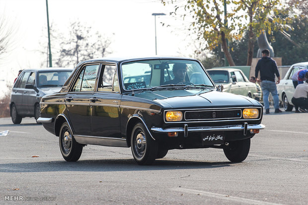 Exhibition of classic cars in Tehran