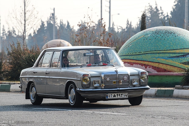 Exhibition of classic cars in Tehran