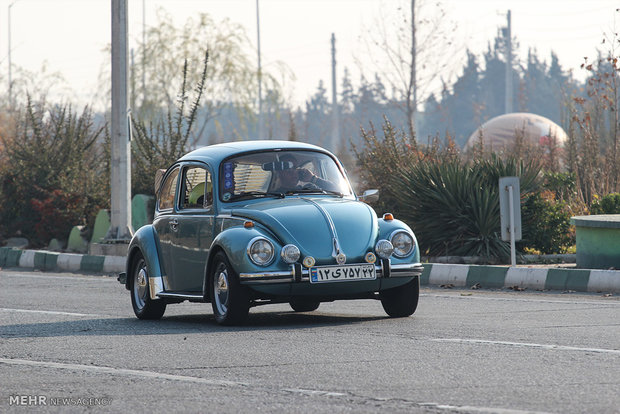 Exhibition of classic cars in Tehran