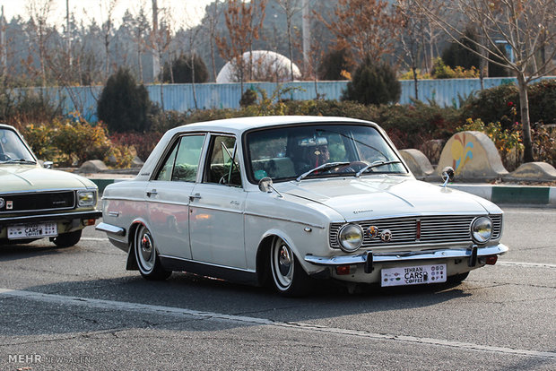 Exhibition of classic cars in Tehran