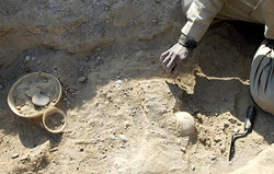 Archaeologists unearthed considerable numbers of prehistoric pottery fragments at the Nadali-Beig Hill in western Iran.