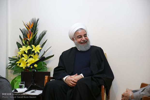 Pres. Rouhani visits Armenian martyr’s family