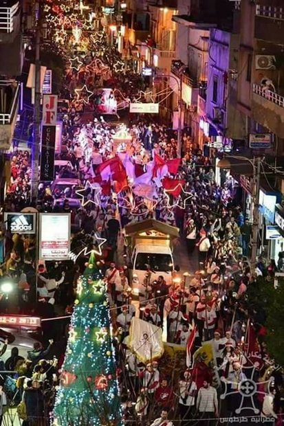 سوريا تحتفل من جديد بولادة المسيح (ع) بعد انتصارها على الارهاب