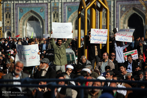 مراسم بزرگداشت یوم الله ۹ دی در مشهد