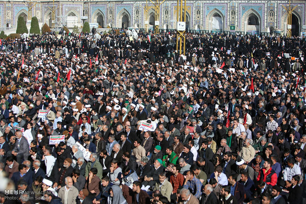 مراسم بزرگداشت یوم الله ۹ دی در مشهد