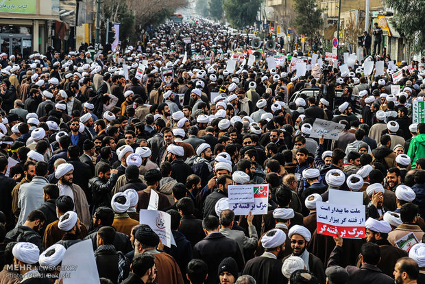 مراسم بزرگداشت حماسه ۹ دی در استان گلستان برگزار شد