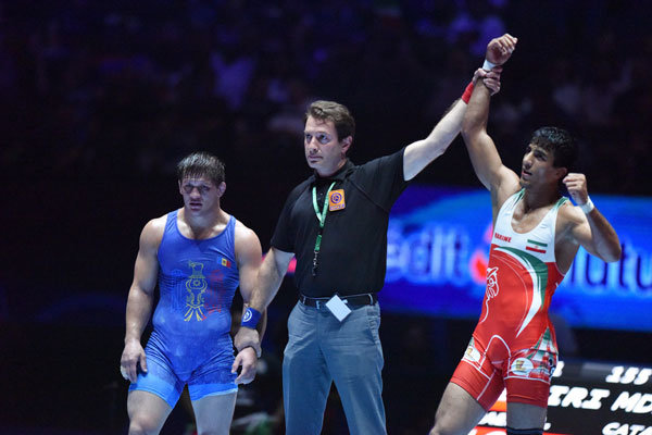 Iranian wrestler’s bout among GR Matches of Year