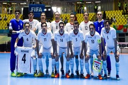 Iran futsal maintains 1st in Asia