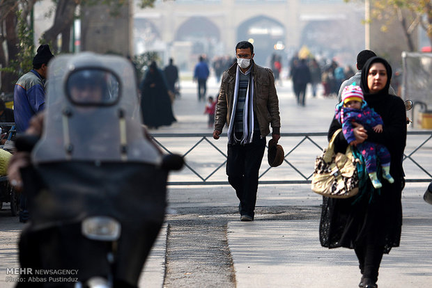 İsfahan'daki hava kirliliği devam ediyor