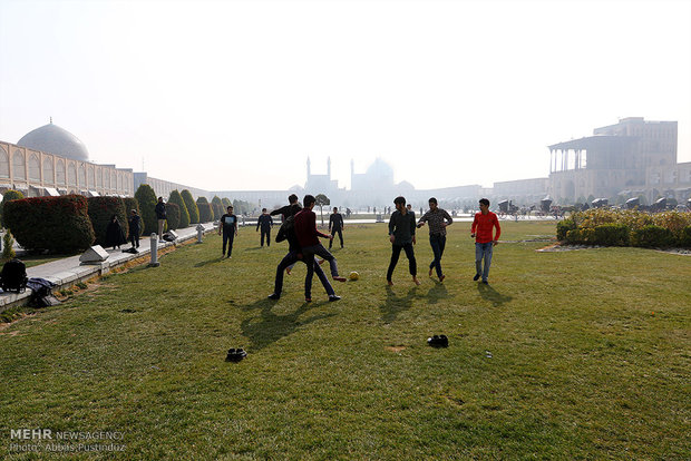 İsfahan'daki hava kirliliği devam ediyor