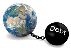 بدهی جهان به ۳ برابر تولید ناخالص داخلی جهانی خواهد رسید