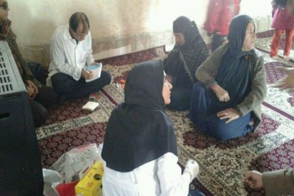 ویزیت رایگان ۱۲۰ نفر به همت پزشکان جهادگر دزفولی درمناطق محروم