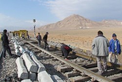عملیات اجرایی دو خطه کردن راه آهن زنجان به قزوین پیشرفت خوبی دارد