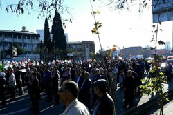 برگزاری راهپیمایی و اجتماع پرشور مردم مرکز مازندران