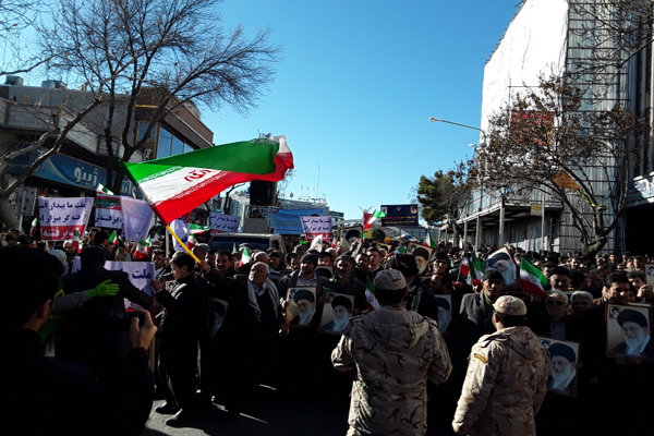 راهپیمایی اعتراضی مردم کردستان در محکومیت اغتشاشگران