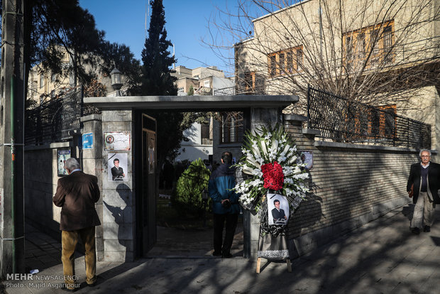 مراسم تشییع پیکر مرحوم سید داوود سیدی گرفمی