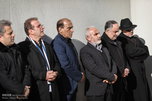 مراسم تشییع پیکر مرحوم سید داوود سیدی گرفمی