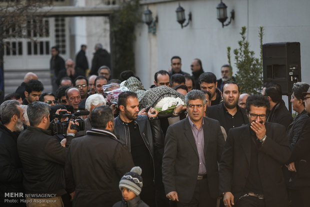 مراسم تشییع پیکر مرحوم سید داوود سیدی گرفمی