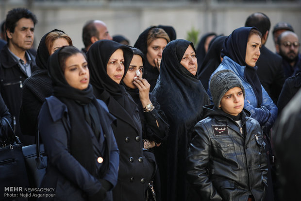 مراسم تشییع پیکر مرحوم سید داوود سیدی گرفمی