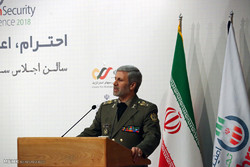 Iran's defense min. speaks at Tehran Security Conf.