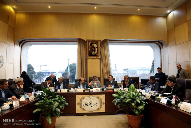 ایرانی پارلیمنٹ کے اقتصادی کمیشن کا اجلاس