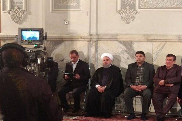 الرئيس روحاني يشارك في مراسم تأبين الراحل هاشمي رفسنجاني