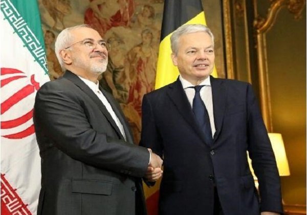 ایران اور بیلجیئم کے وزراء خارجہ کی ملاقات