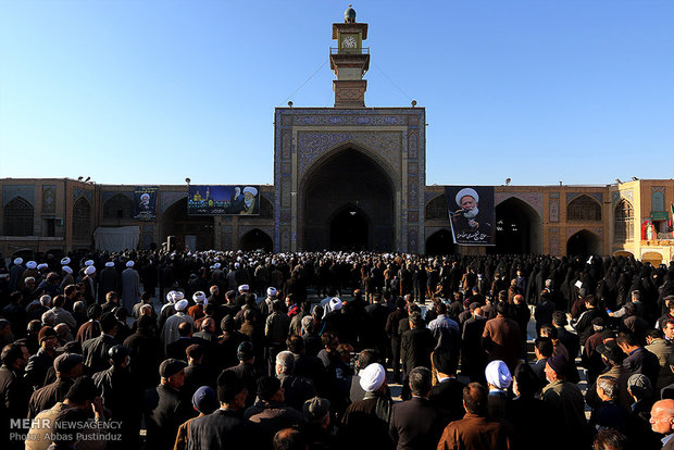 مراسم تشییع حجت الاسلام مظاهری در اصفهان