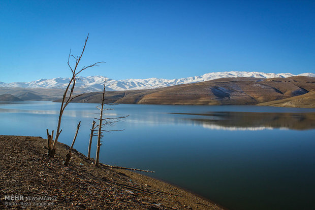 Drop in Water level in Ekbatan Dam, Hamadan