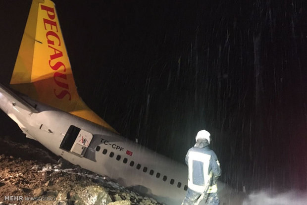 خروج هواپیما از باند پرواز در ترکیه